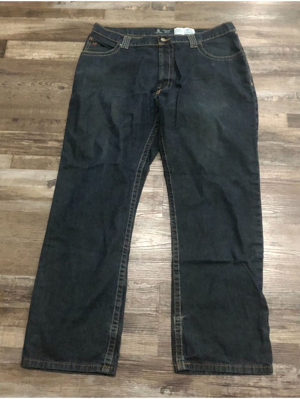 LAPCO FR Mens 40x32 Fire Resistant Carolina Protect Cotton Blue Jeans